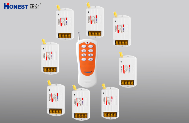 八路分體數(shù)碼無(wú)線遙控開(kāi)關(guān)  HT-6808F